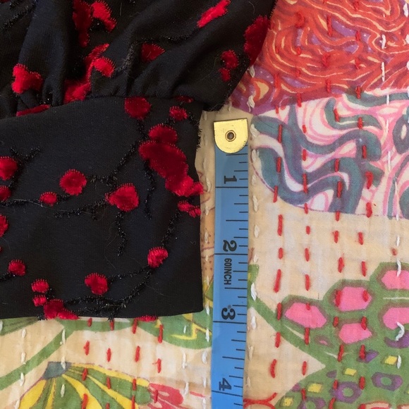 Zara velvet cross over top - Picture 9 of 9